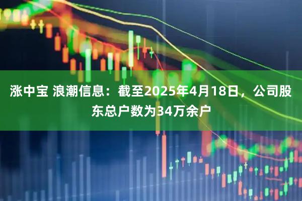 涨中宝 浪潮信息：截至2025年4月18日，公司股东总户数为34万余户